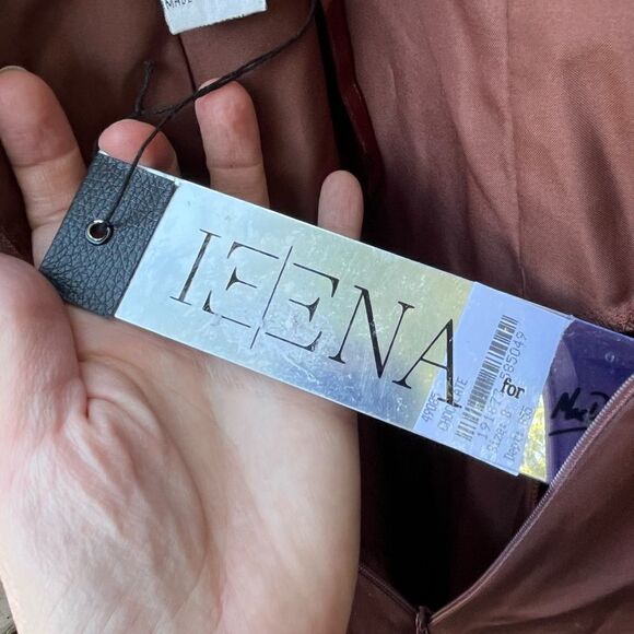 NEW MAC DUGGAL $338 CHOCOLATE TWIST FRONT PLUNGING EVENING GOWN #49085 Size 8 - Picture 10 of 11